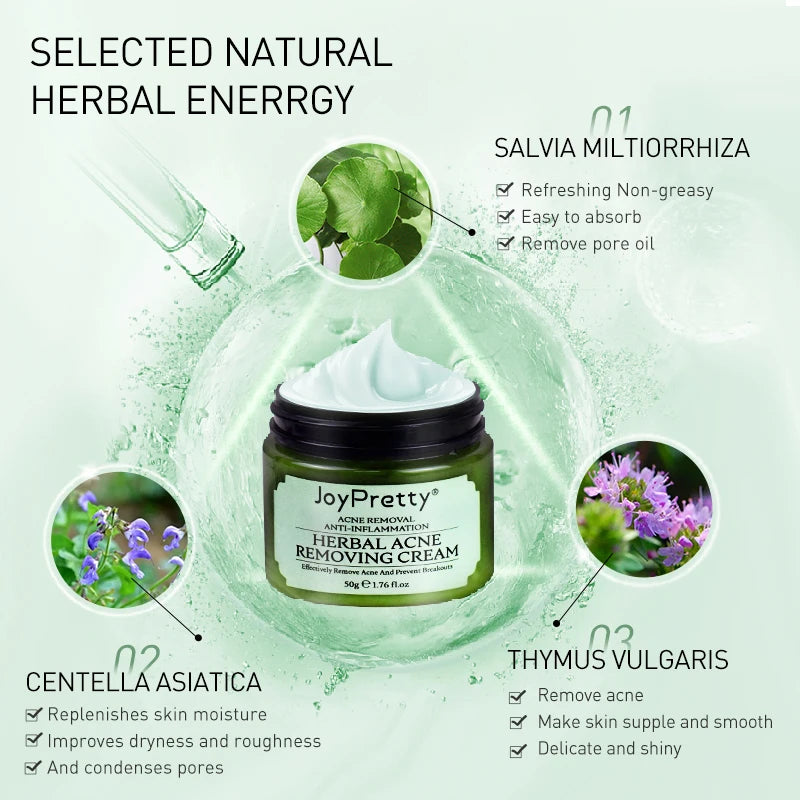 Herbal acne cream